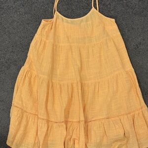 Ghanda Girls' Yellow and Orange Dress